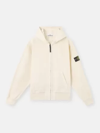 Oversized-Sweatshirt mit Kapuze und Reißverschluss sowie gerippten Einsätzen