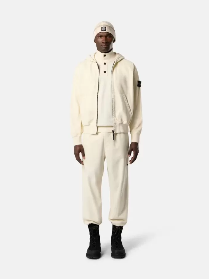 Oversized-Sweatshirt mit Kapuze und Reißverschluss sowie gerippten Einsätzen