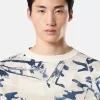 Oversized-Sweatshirt mit Rundhalsausschnitt und Camouflage-Print