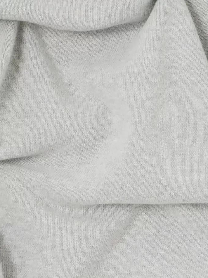 Pullover mit halbem Reißverschluss und Filzbesatz