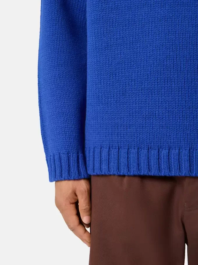 Pullover mit halbem Reißverschluss und reflektierenden Details
