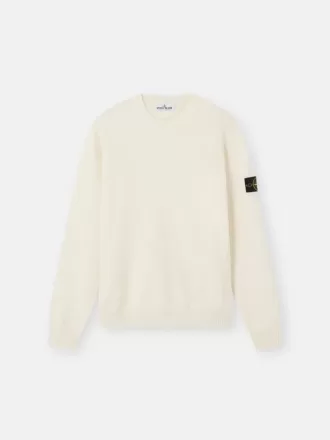 Pullover mit Rundhalsausschnitt und Details in Umkehrmaschen