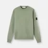 Pullover mit Rundhalsausschnitt und Details in Umkehrmaschen