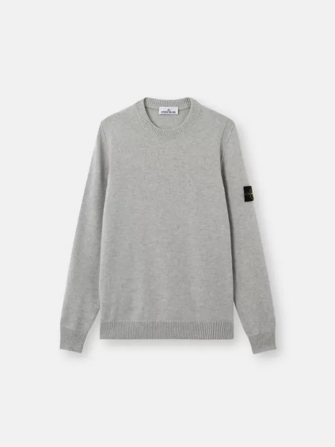 Pullover mit Rundhalsausschnitt und Details in Umkehrmaschen