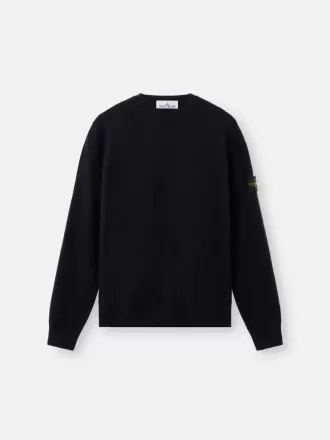 Pullover mit Rundhalsausschnitt und Details in Umkehrmaschen
