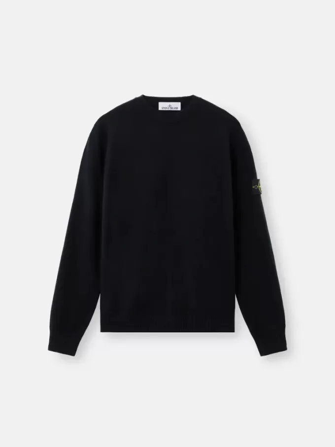 Pullover mit Rundhalsausschnitt und Details in Umkehrmaschen