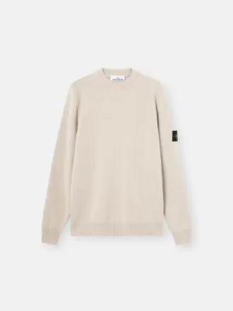 Pullover mit Rundhalsausschnitt und Details in Umkehrmaschen
