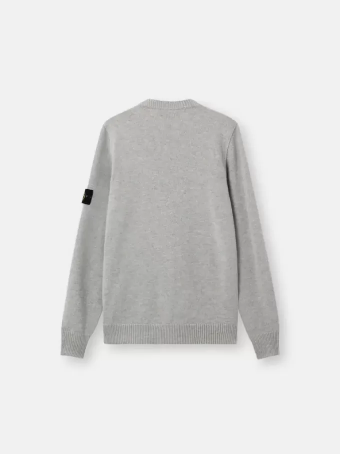 Pullover mit Rundhalsausschnitt und Details in Umkehrmaschen