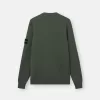 Pullover mit Rundhalsausschnitt und Details in Umkehrmaschen