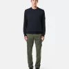 Pullover mit Rundhalsausschnitt und erhabenen Stickdetails