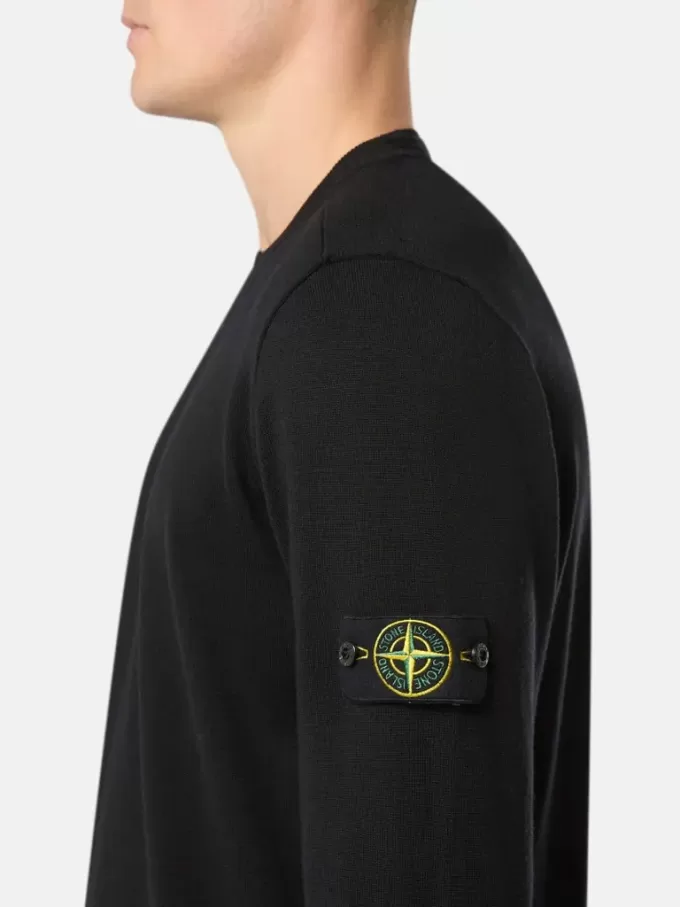 Pullover mit Rundhalsausschnitt und erhabenen Stickdetails