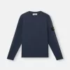 Pullover mit Rundhalsausschnitt und kleinen Rollkragen-Details