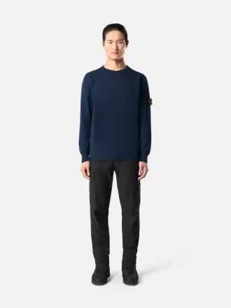 Pullover mit Rundhalsausschnitt und kleinen Rollkragen-Details