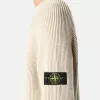 Pullover mit Stehkragen und Vanisé-Rippstruktur