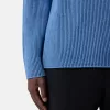 Pullover mit Stehkragen und Vanisé-Rippstruktur