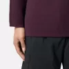 Pullover mit Stehkragen und Ziernähten