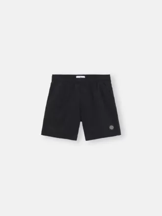 Regular-Fit-Badehose in mittlerer Länge mit Taschen