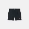 Regular-Fit-Badehose in mittlerer Länge mit Taschen