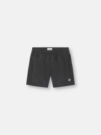 Regular-Fit-Badehose in mittlerer Länge mit Taschen