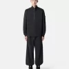 Regular-Fit-Sweatshirt mit halbem Reißverschluss und gerippten Einsätzen