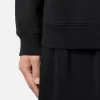Regular-Fit-Sweatshirt mit halbem Reißverschluss und gerippten Einsätzen