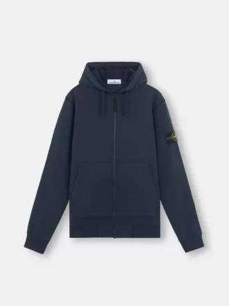 Regular-Fit-Sweatshirt mit Kapuze, Reißverschluss und Taschen