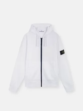 Regular-Fit-Sweatshirt mit Kapuze, Reißverschluss und Taschen