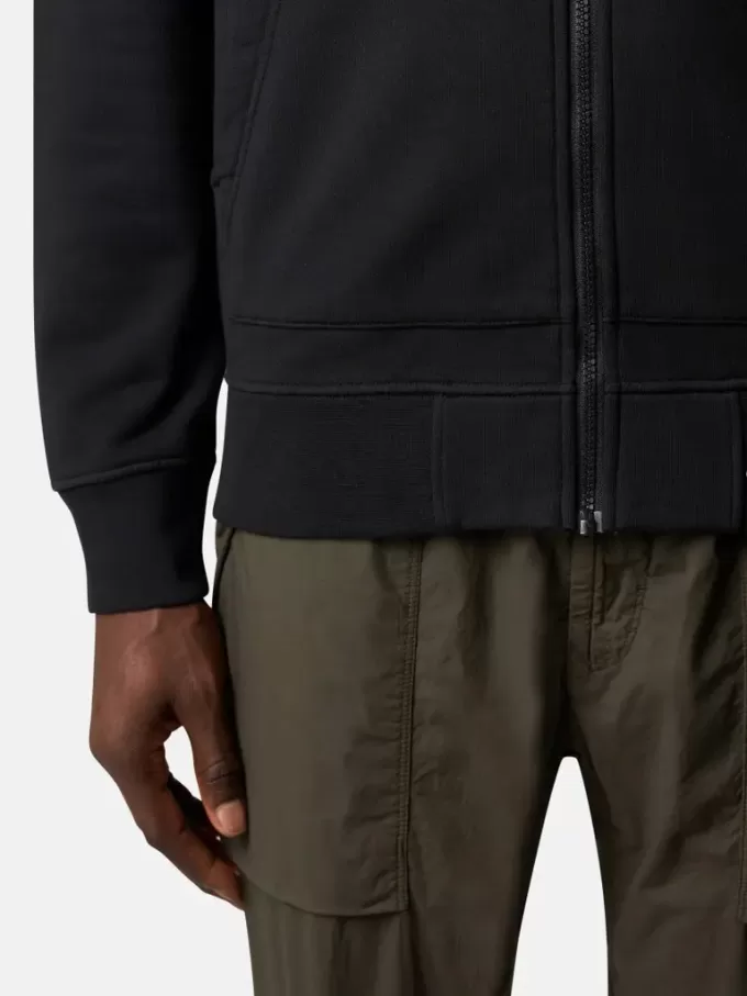 Regular-Fit-Sweatshirt mit Kapuze, Reißverschluss und Taschen