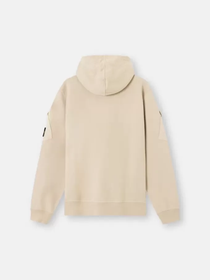 Regular-Fit-Sweatshirt mit Kapuze und Reißverschluss sowie Ärmeltaschen.