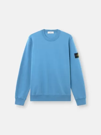 Regular-Fit-Sweatshirt mit Rundhalsausschnitt und elastischen Bündchen