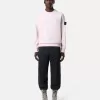 Regular-Fit-Sweatshirt mit Rundhalsausschnitt und elastischen Bündchen