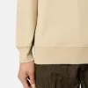 Regular-Fit-Sweatshirt mit Rundhalsausschnitt und elastischen Bündchen