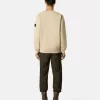 Regular-Fit-Sweatshirt mit Rundhalsausschnitt und elastischen Bündchen