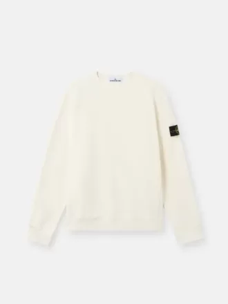 Regular-Fit-Sweatshirt mit Rundhalsausschnitt und gerippten Einsätzen