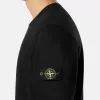 Regular-Fit-Sweatshirt mit Rundhalsausschnitt und gerippten Einsätzen