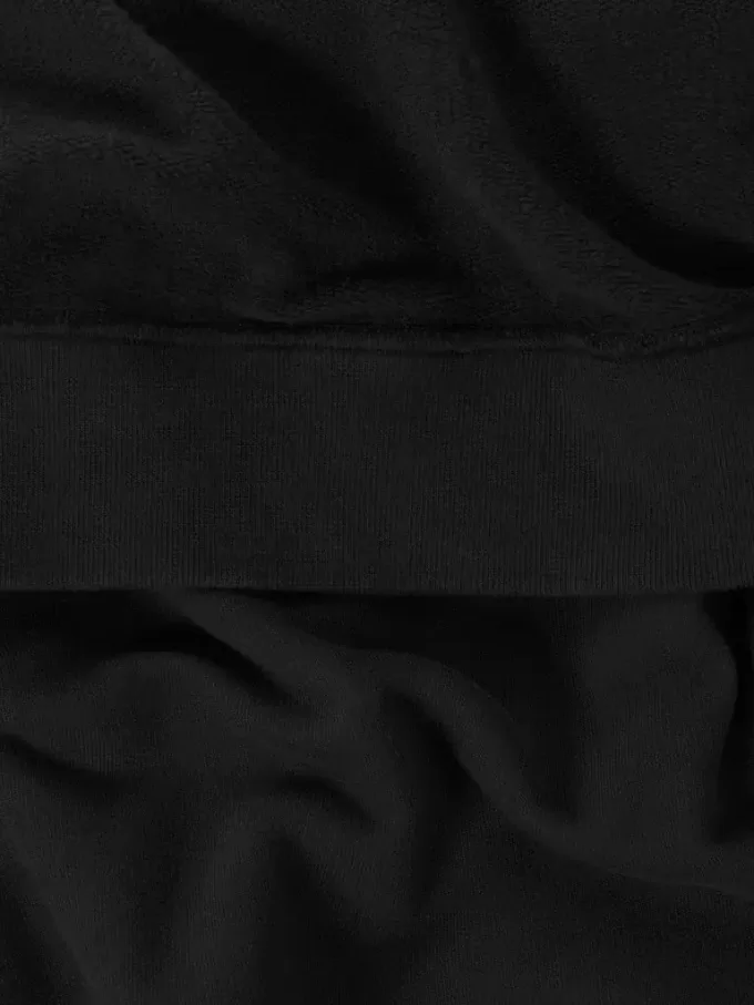 Regular-Fit-Sweatshirt mit Rundhalsausschnitt und gerippten Einsätzen