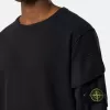 Regular-Fit-Sweatshirt mit Rundhalsausschnitt und Ärmeltaschen