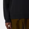 Regular-Fit-Sweatshirt mit Rundhalsausschnitt und Ärmeltaschen