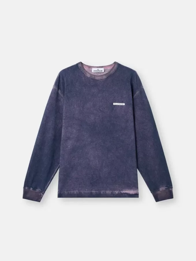 Regular-Fit-Sweatshirt mit Rundhalsausschnitt und Schriftzug