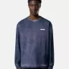 Regular-Fit-Sweatshirt mit Rundhalsausschnitt und Schriftzug