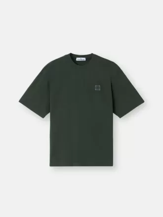 Regular-Fit-T-Shirt mit kurzen Ärmeln und Compass-Patch