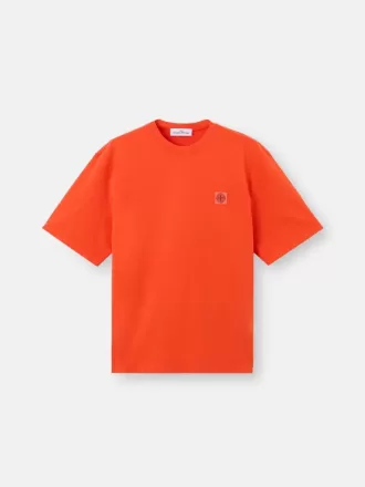 Regular-Fit-T-Shirt mit kurzen Ärmeln und Compass-Patch