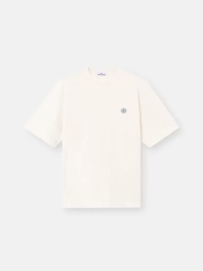 Regular-Fit-T-Shirt mit kurzen Ärmeln und Compass-Patch
