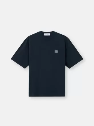 Regular-Fit-T-Shirt mit kurzen Ärmeln und Compass-Patch