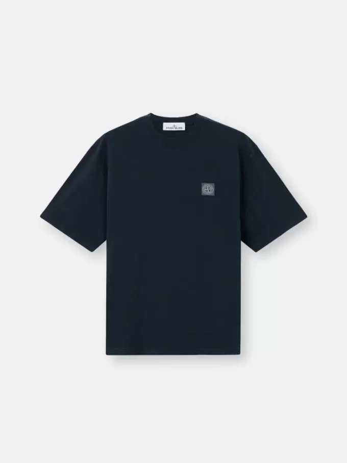 Regular-Fit-T-Shirt mit kurzen Ärmeln und Compass-Patch