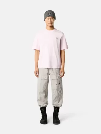 Regular-Fit-T-Shirt mit kurzen Ärmeln und Compass-Patch