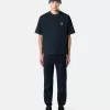 Regular-Fit-T-Shirt mit kurzen Ärmeln und Compass-Patch