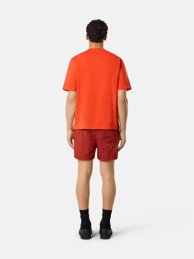Regular-Fit-T-Shirt mit kurzen Ärmeln und Compass-Patch