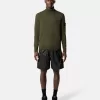 Rollkragenpullover mit gerippten Bündchen