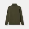Rollkragenpullover mit gerippten Bündchen